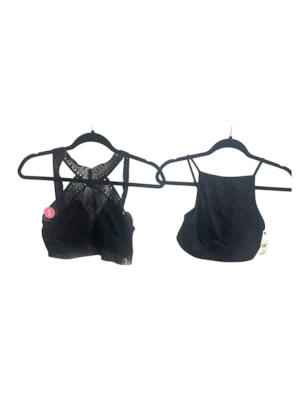 2 NEW Black Lace Bralettes